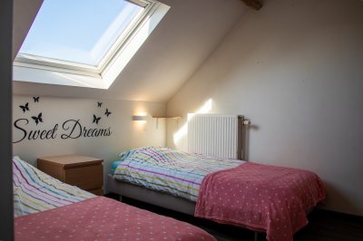 Schlafzimmer des Ferienhauses Le Fénil