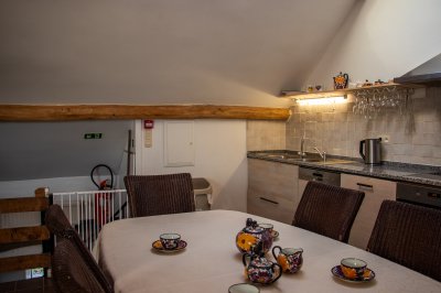 Esszimmer des Ferienhauses Le Fénil
